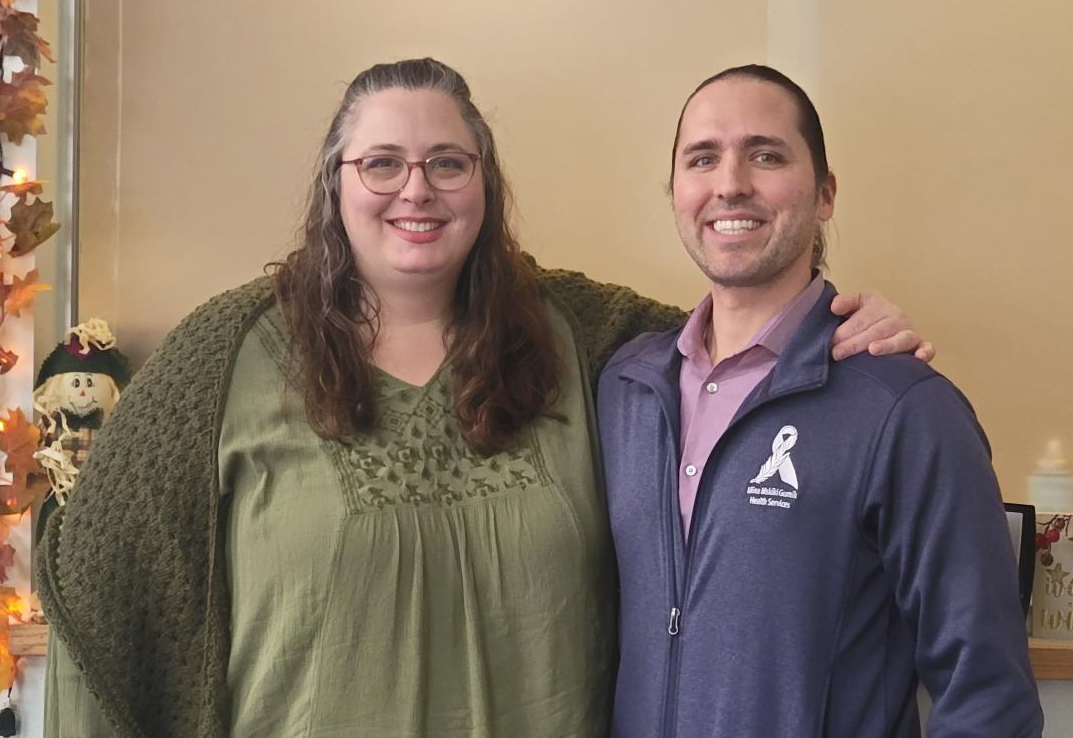 Dr. Julie Phillips and Dr. Frank Animikwam